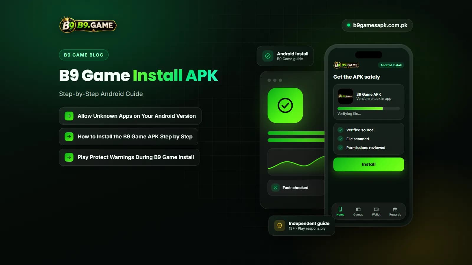 Installing the B9 Game APK on an Android phone step by step