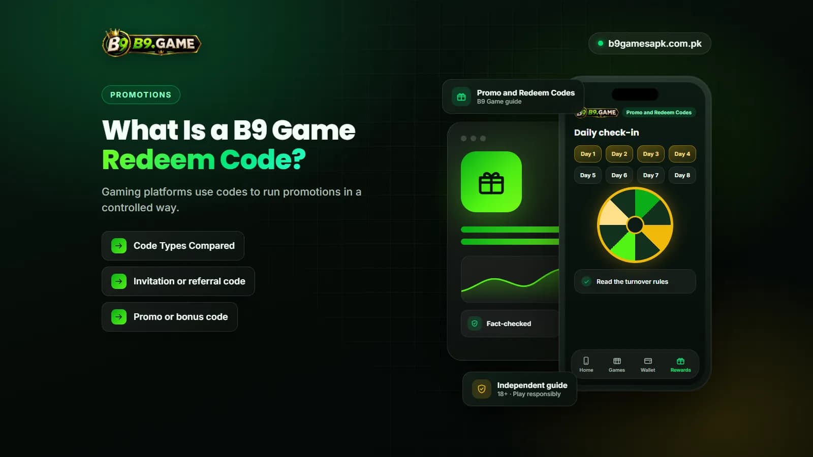 What a B9 Game redeem code or promo code is