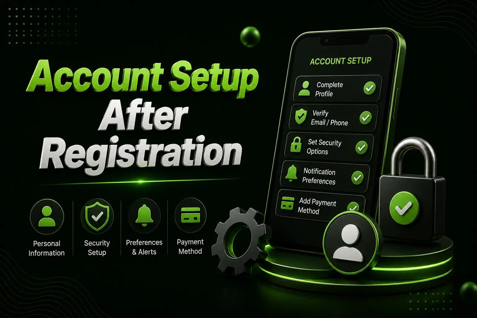 Account setup after B9Game registration
