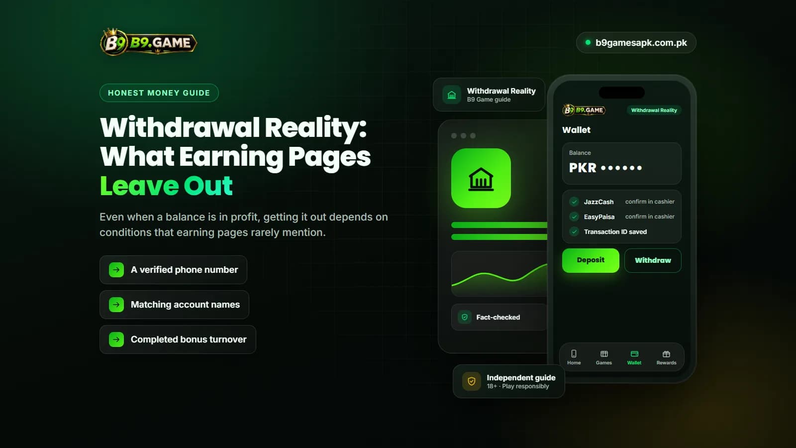 Withdrawal Reality What to expect from a B9 Game withdrawal